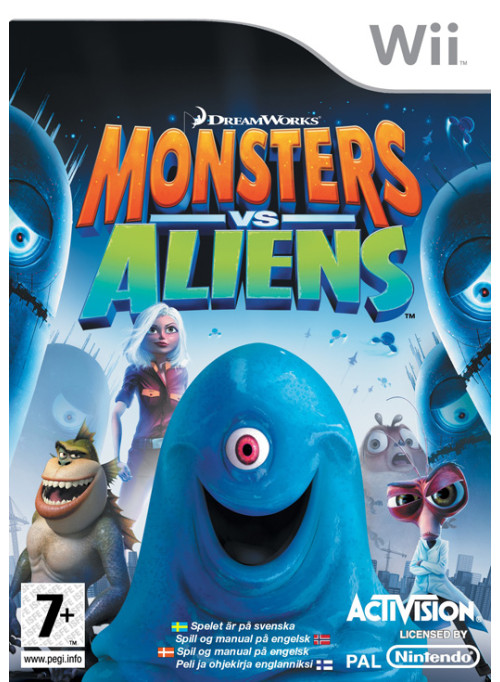 Monsters vs. Aliens (Монстры против пришельцев) (Wii)